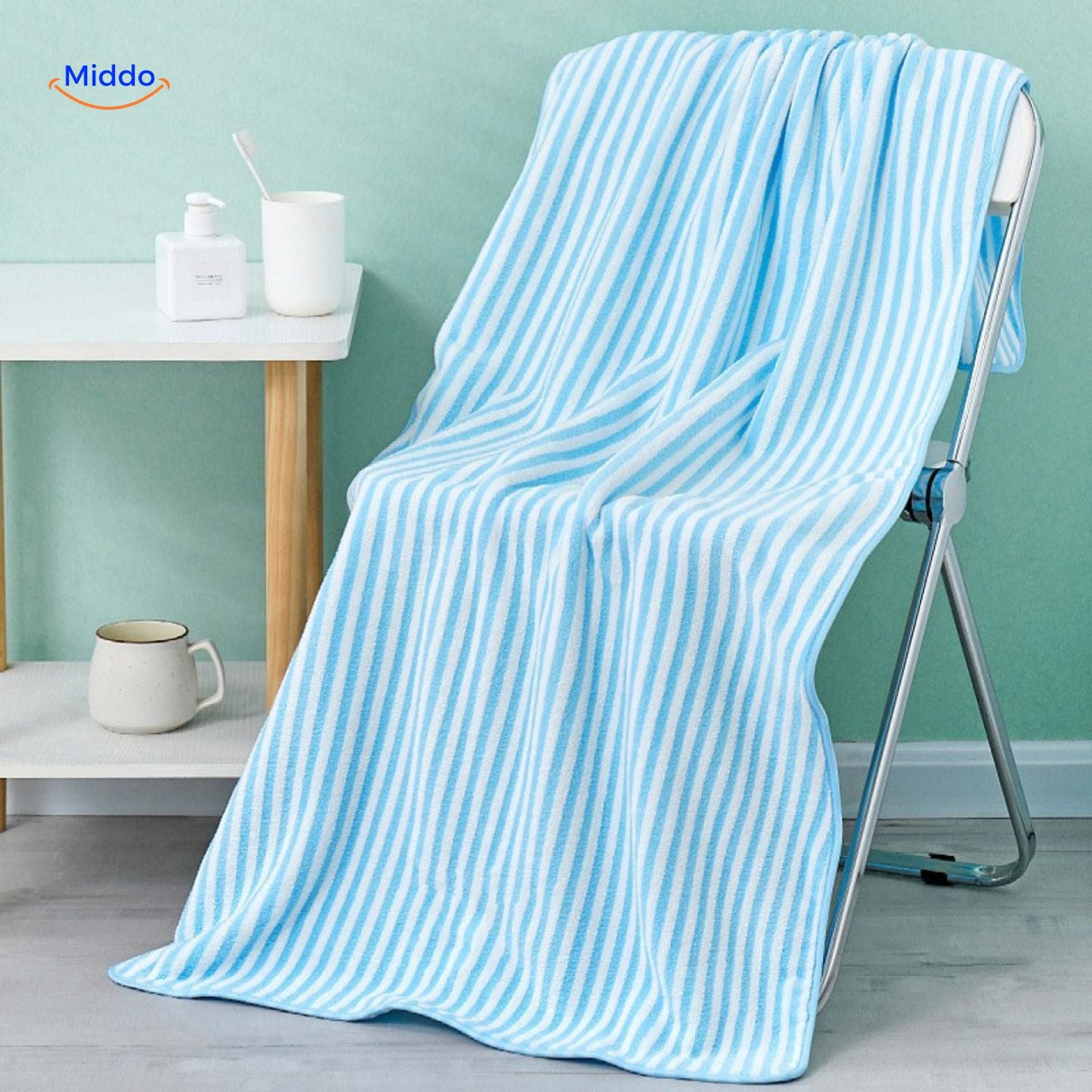 Quick-dry bath towel perfect as a thoughtful washcloth gift.