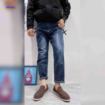 Dark brown suede Beckwin loafers with light sole men's.