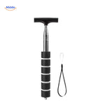 Black compact car window cleaner with removable wrist loop for easy storage.