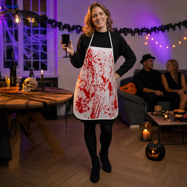 BloodstainFX™ Bloodstained Halloween Costume Apron | For Halloween Role-Play - conversion hero