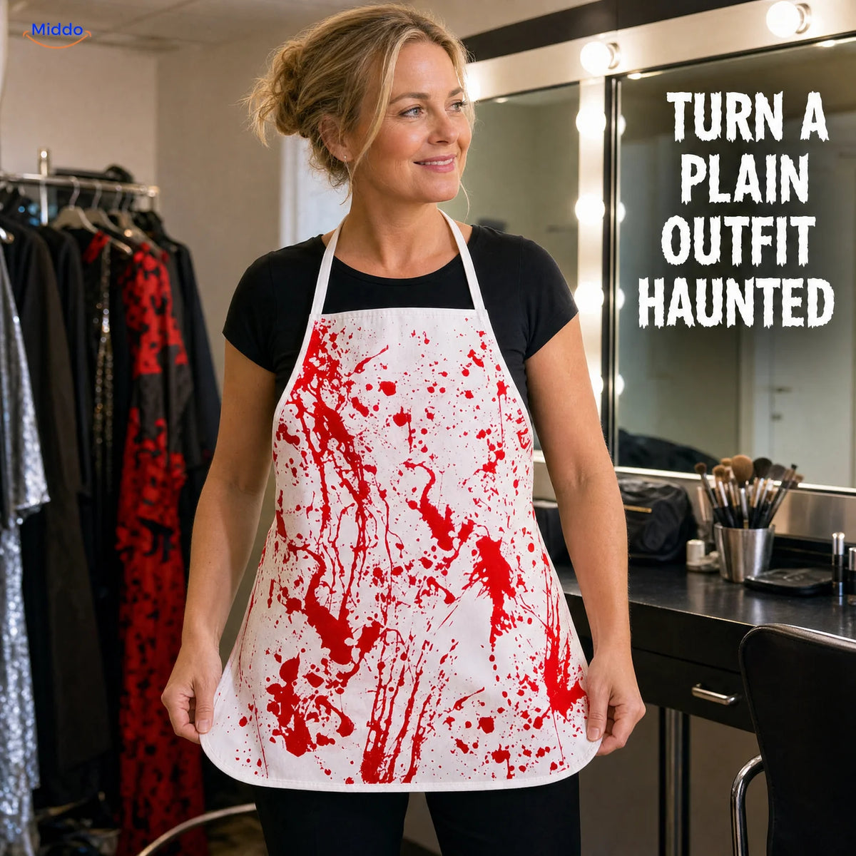 BloodstainFX™ Bloodstained Halloween Costume Apron | For Halloween Role-Play - conversion problem outfit
