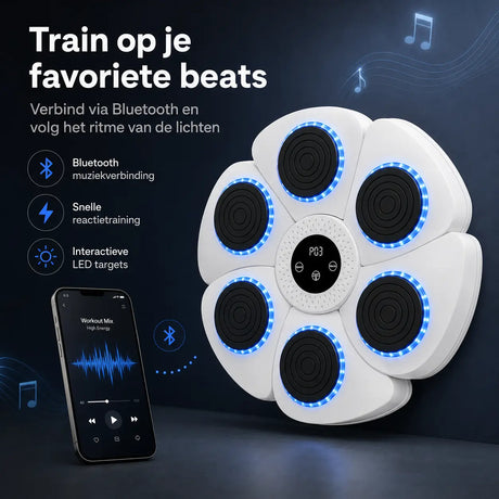 BoxPro smart boxing with Bluetooth music training features for synchronized workouts