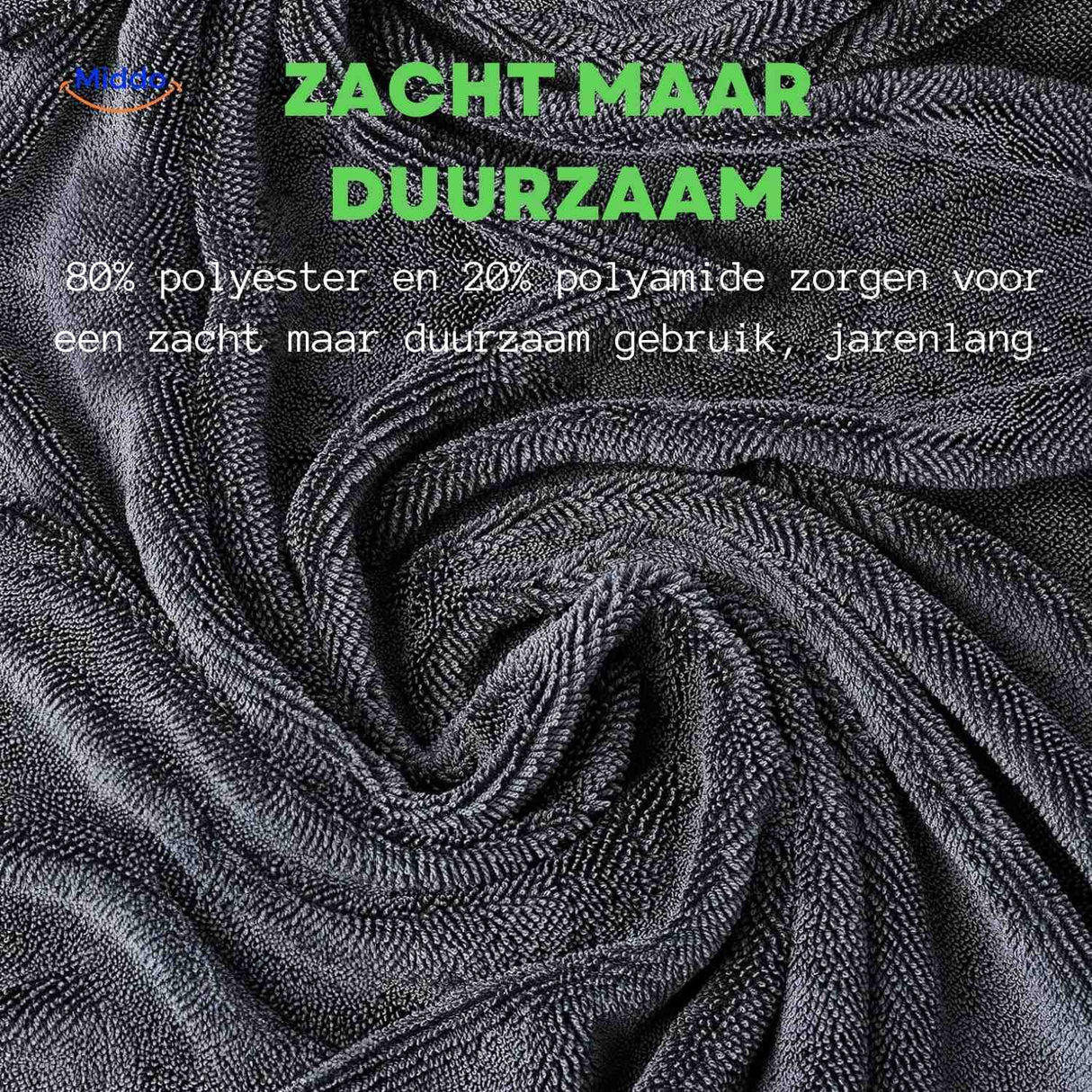 Durable BraidDry microfiber construction designed for quick-drying vehicles.