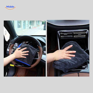 BraidDry quick-dry microfiber detail shows rapid water absorption technology.