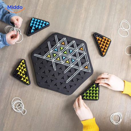 BrainFlex chess strategy game with vibrant colorful game pieces for engaging gameplay.