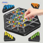 BrainFlex chess hexagonal board with precision game pins and strategic layout.