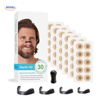 Breathing dilator solution for restful sleep and reduced snoring.