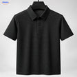 BreezeWear textured polo shirt - Black