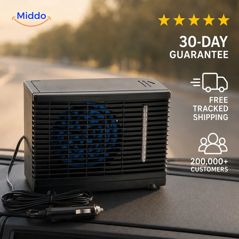 BreezeMate car fan with trust elements