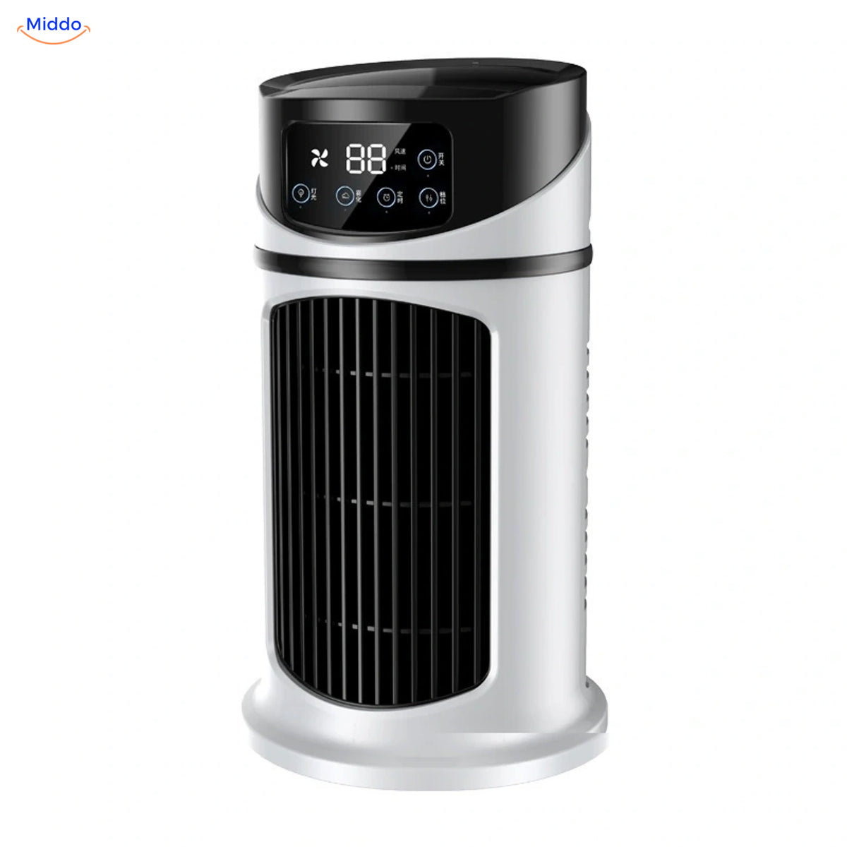 BreezeMist™ USB Spray Fan & Air Cooler in White