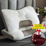 Burgundy velvet fleece pillow covers adding luxury and comfort to neck pillow