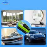 Nano crystal car coating cleaning solution improves visibility for safer driving in all conditions