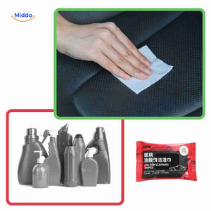 ClearView wipes cleaning car dashboard and instrument panel surfaces.