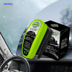Front view of ClearView car glass cleaning sponge brush for oil and grime removal.