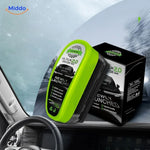 Front view of ClearView car glass cleaning sponge brush for oil and grime removal.