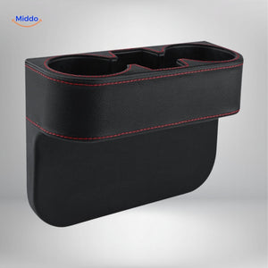 SpaceMate car seat organizer with interior storage compartment design.