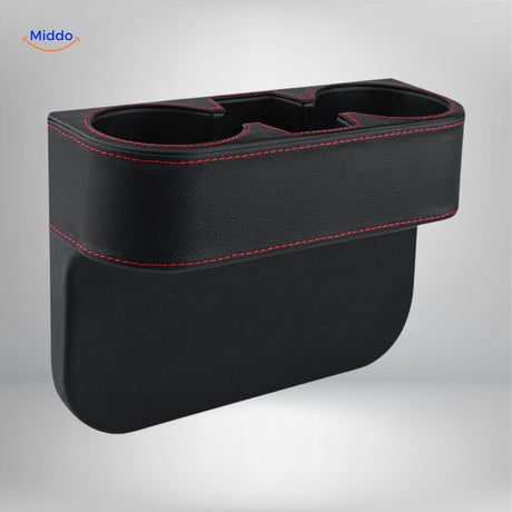 SpaceMate car seat organizer with interior storage compartment design.