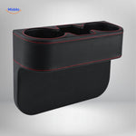 SpaceMate car seat organizer with interior storage compartment design.