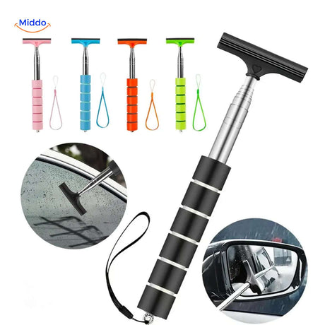 Clearwipe car window cleaner set in multiple colors showing various usage methods.