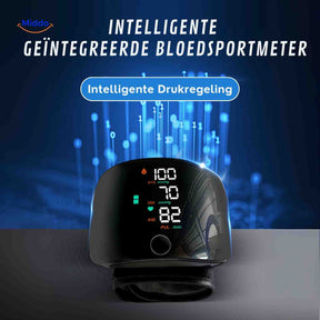 Cardiowrist automatic wrist blood pressure monitor with intelligent pressure regulation