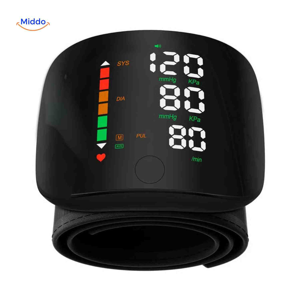 Compact Cardiowrist pulse meter design perfect for travel and daily use