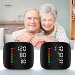 Senior-friendly Cardiowrist heart rate monitor with voice-guided features