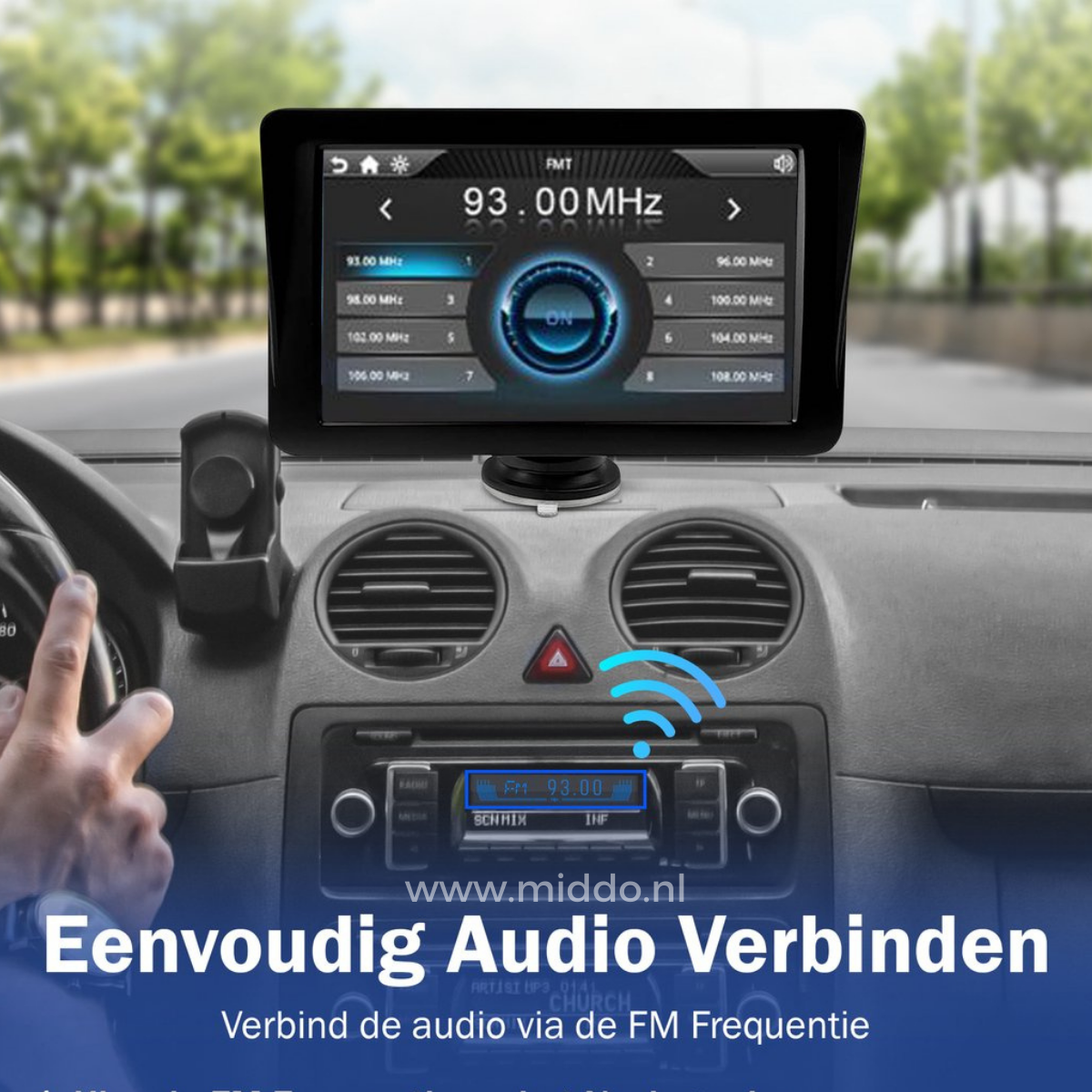 Simple wireless connection process for CarPlay setup in your vehicle.
