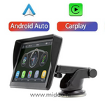 CarPlay system dashboard and control interface for vehicle entertainment.