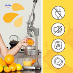 Durable Citripress cast iron fruit press built for long-lasting daily use.