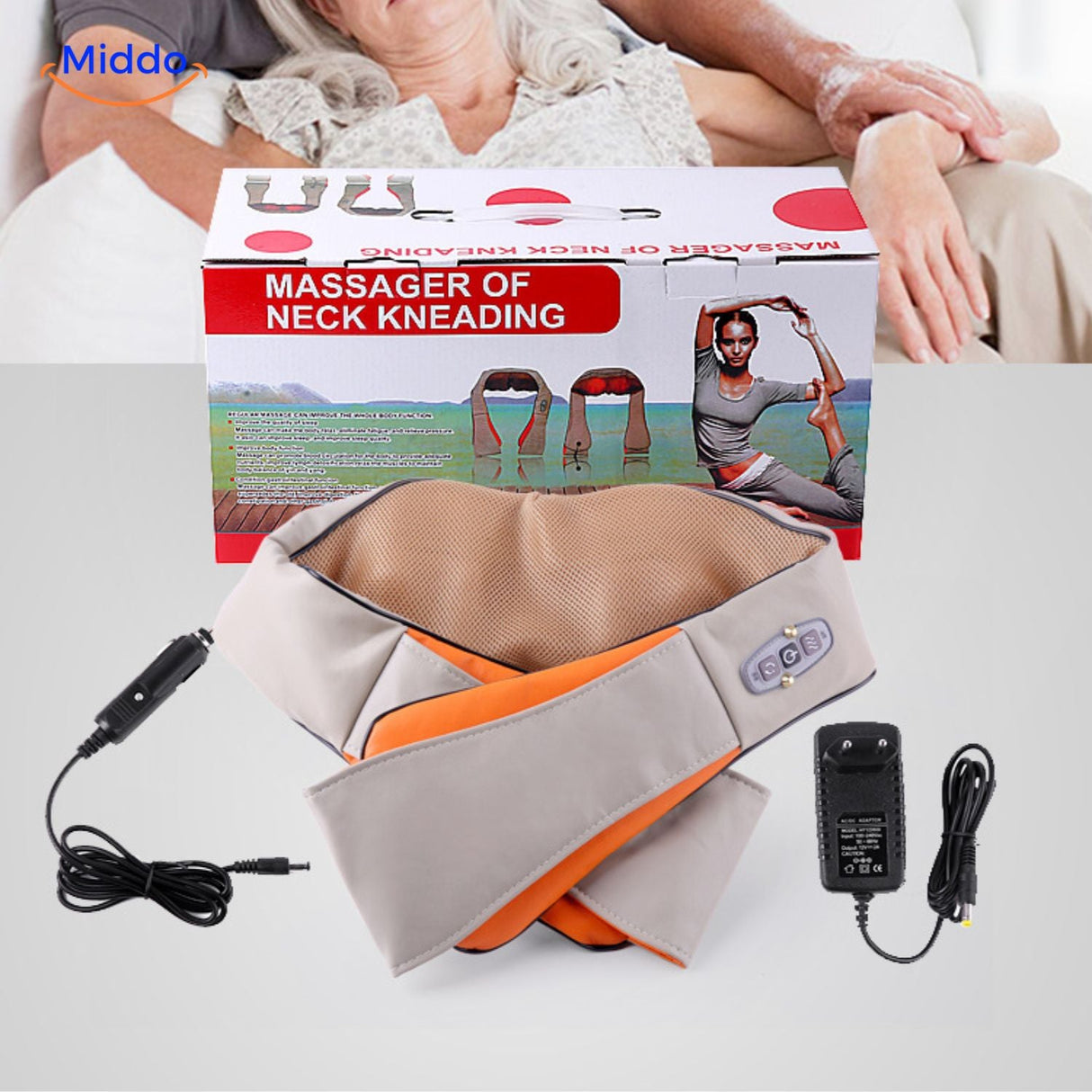 Intensive neck and shoulder massage designed for complete muscle relaxation.
