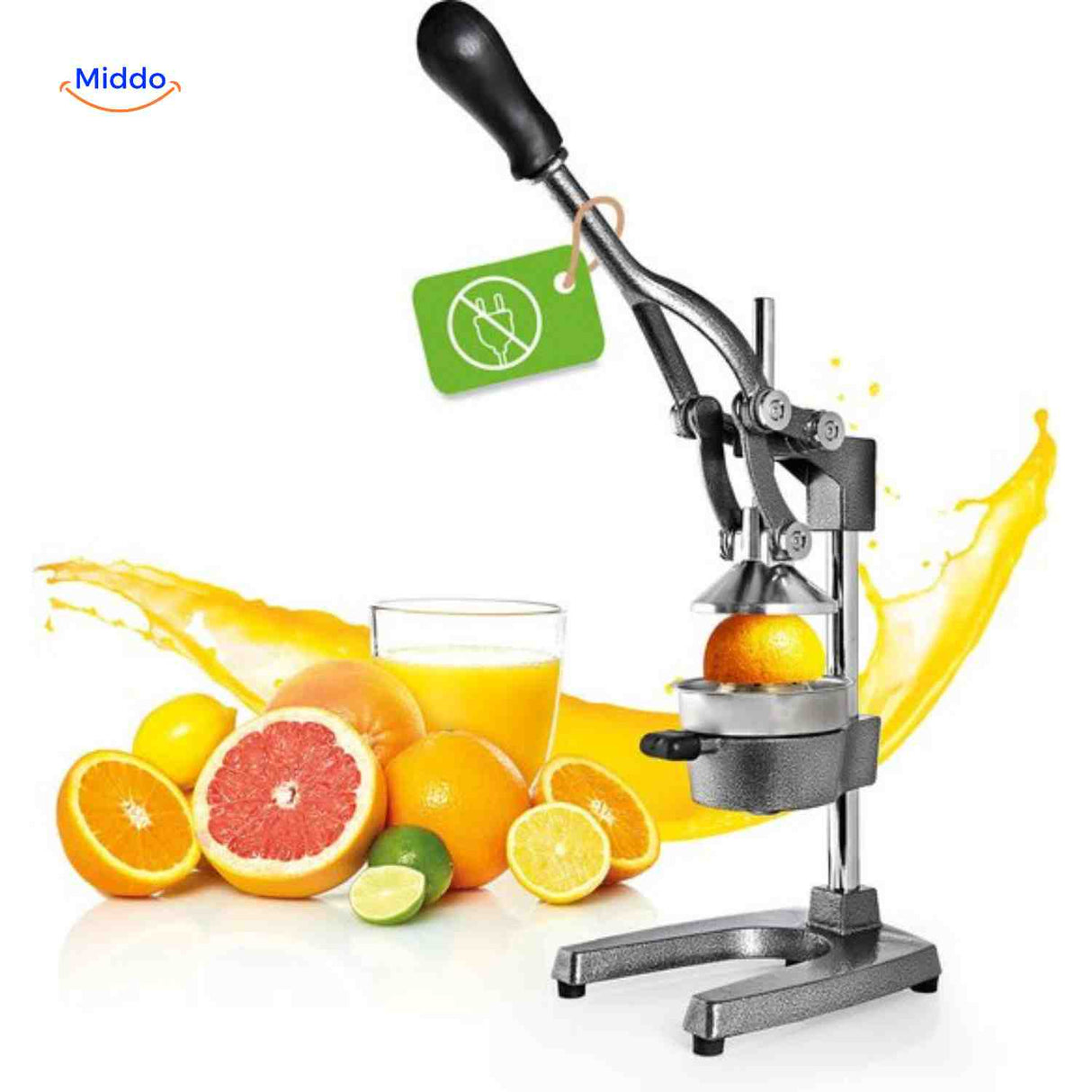 Citripress kitchen appliance with convenient handle for easy juice pressing.