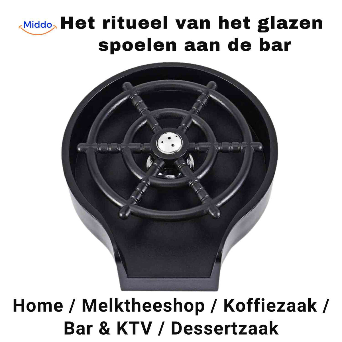 CleanTap bar glass rinser