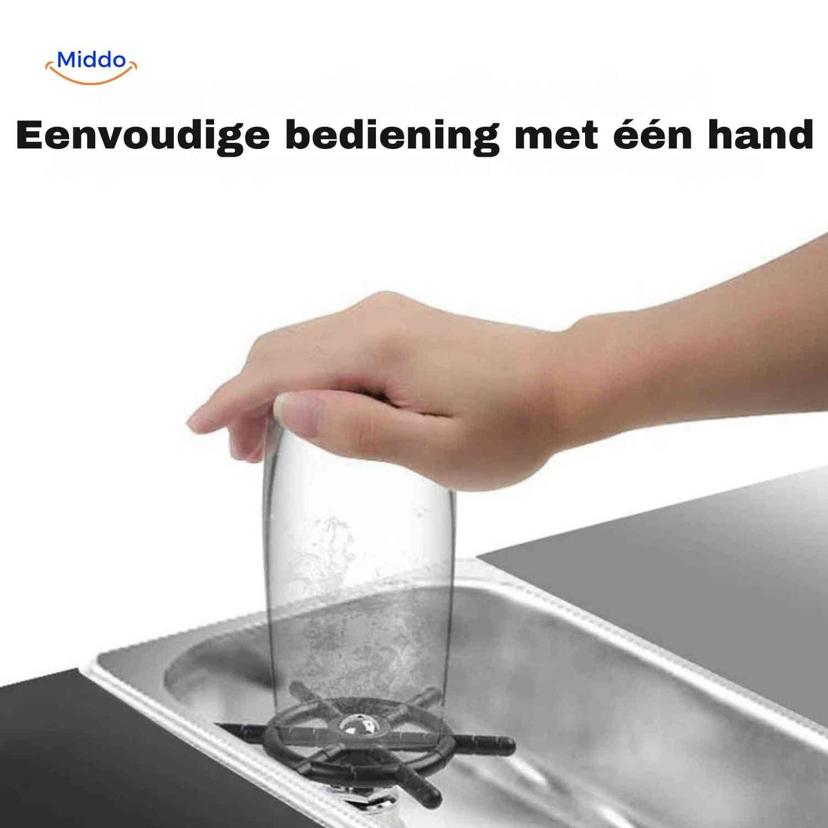 CleanTap one-handed operation