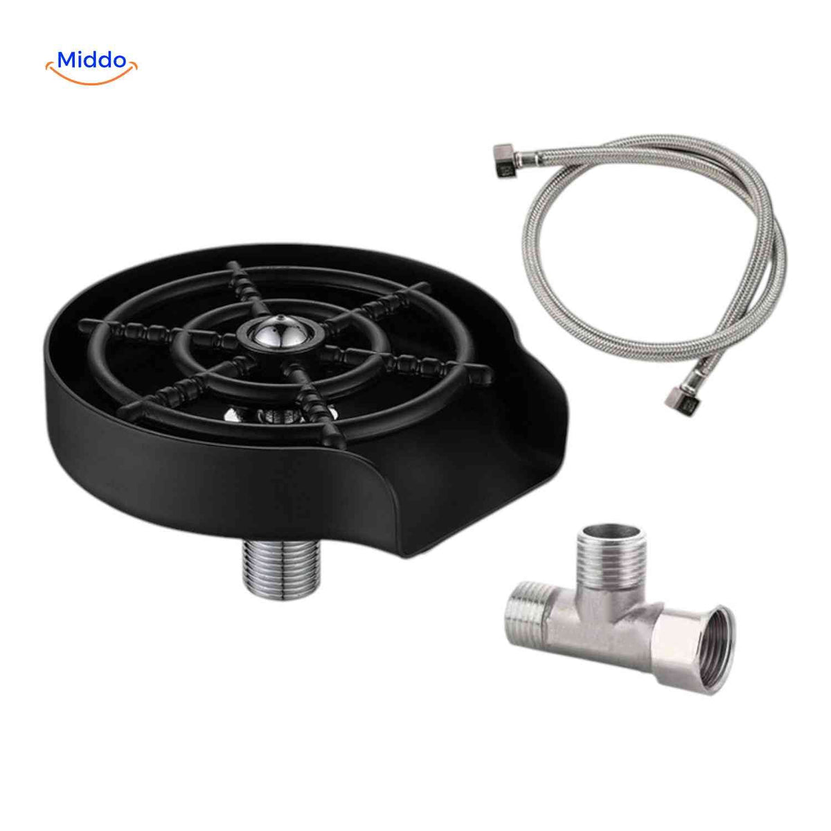 CleanTap glass rinser with T-connector