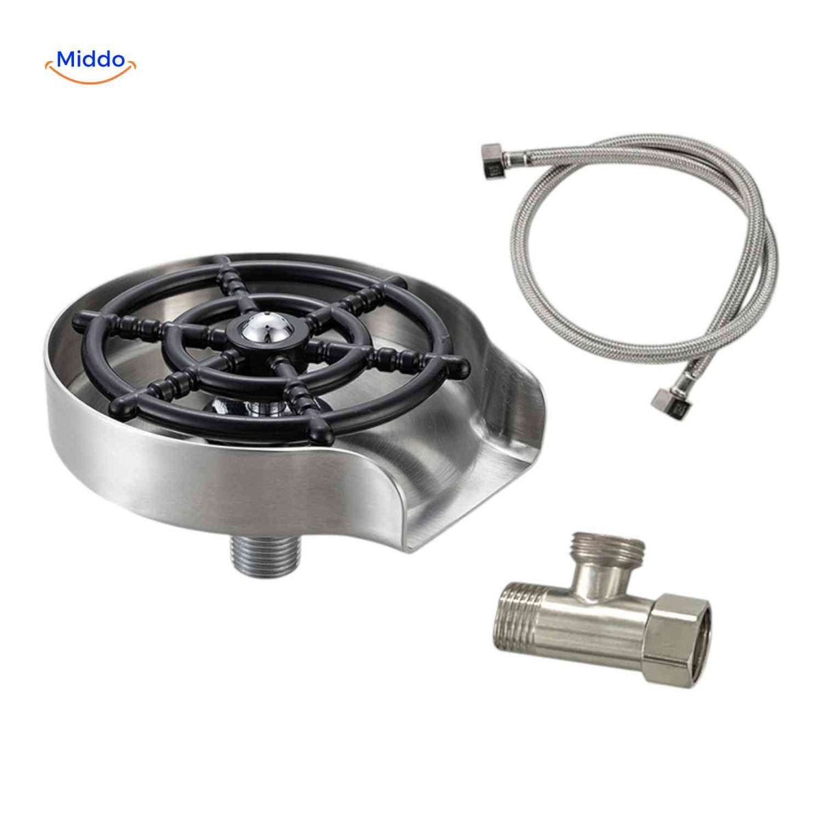 CleanTap stainless steel rinse system with hose