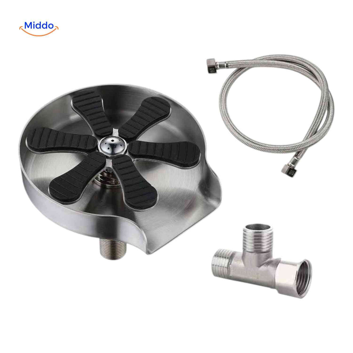 CleanTap stainless steel rinse unit with hose