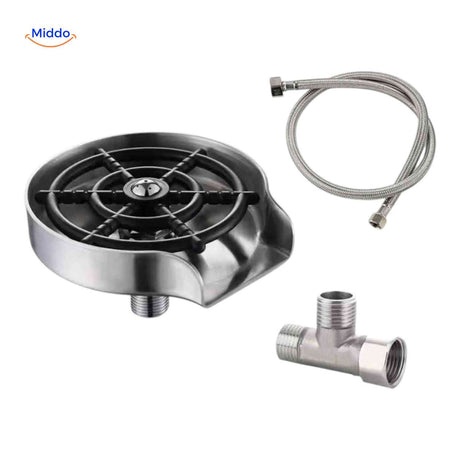 CleanTap black glass rinser