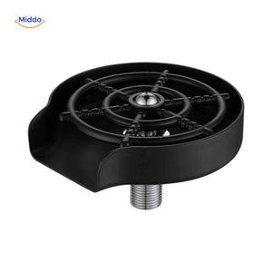 CleanTap black rinse unit for glasses