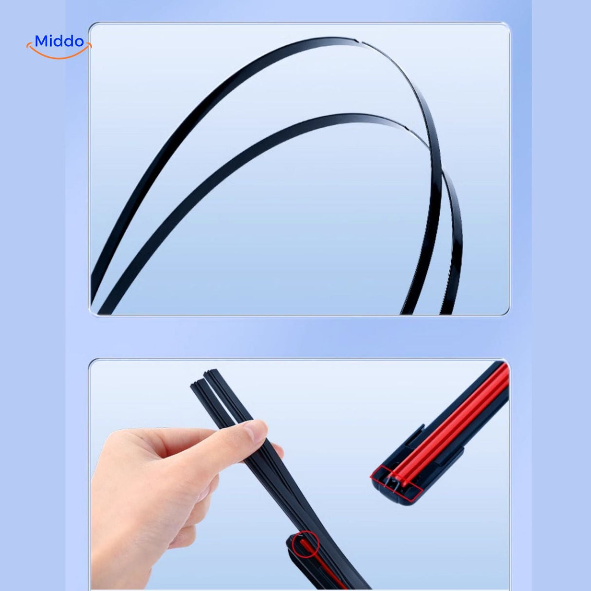 ClearGlide windshield wiper with efficient rain clearing and innovative blade engineering.