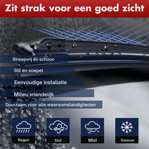 ClearGlide windshield wiper with premium quality and environmentally friendly materials.