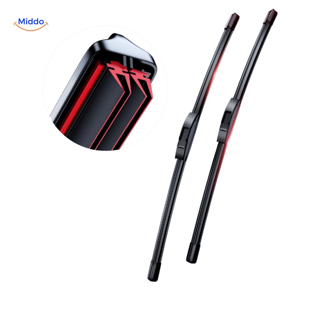 ClearGlide blade with advanced silicone technology for superior rain protection.