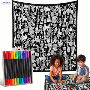 ColorFlow coloring blanket - Circus Fun