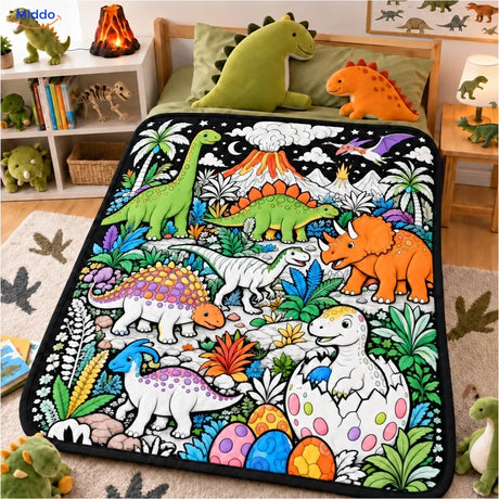 ColorFlow coloring blanket - Dinosaur Adventure