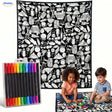 ColorFlow coloring blanket - Camping Adventure