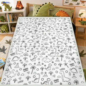 ColorFlow coloring blanket - Little Dinosaurs