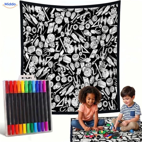 ColorFlow coloring blanket - Robots and Technology
