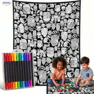 ColorFlow coloring blanket - Candy and Baked Treats
