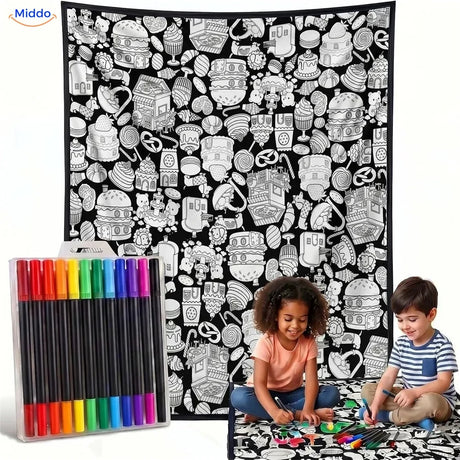 ColorFlow coloring blanket - Candy and Baked Treats