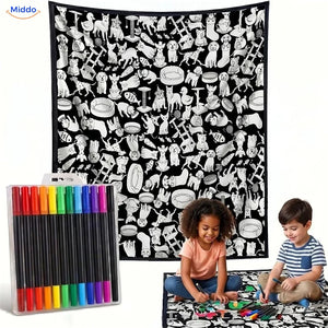 ColorFlow coloring blanket - Happy Pets