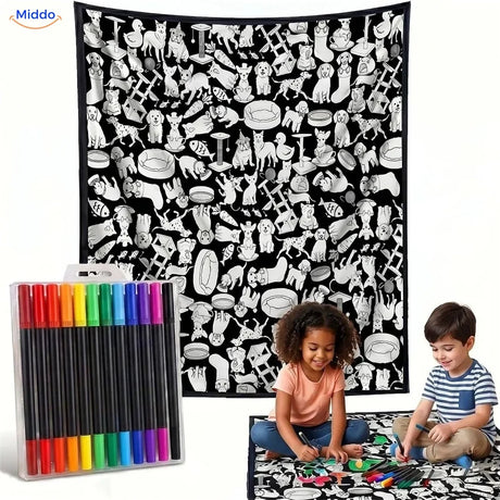 ColorFlow coloring blanket - Happy Pets